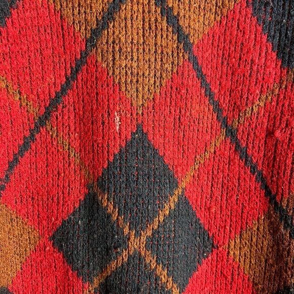 Vintage 80s forum acrylic pullover sweater men’s size medium red - Picture 4 of 8